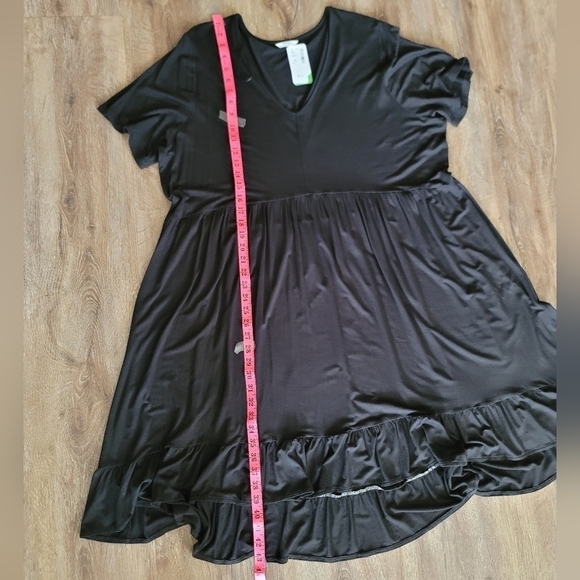 Penningtons Plus Black Dress V-Neck 2X NWT #774 - Picture 13 of 14